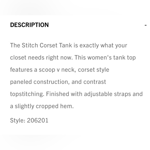 True Religion Black with White Contrast Stitch Corset Tank Top NWT Sz XL - Picture 12 of 12